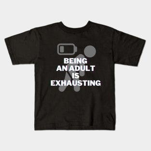 A fashionable and artistic T-shirt with the phrase "I was doing stuff" Kids T-Shirt